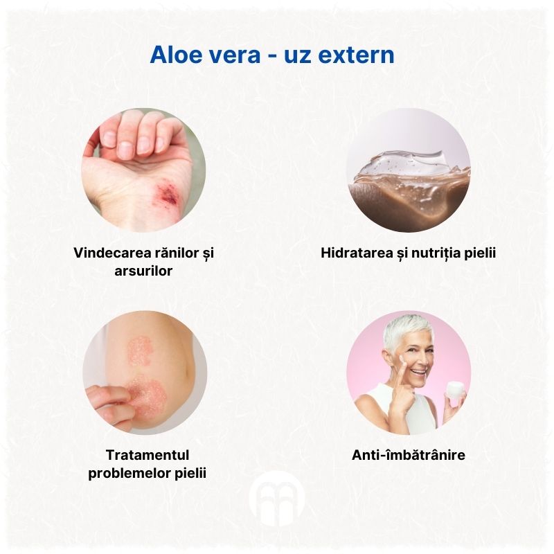 (Rumunština) Aloe vera - zevní použití